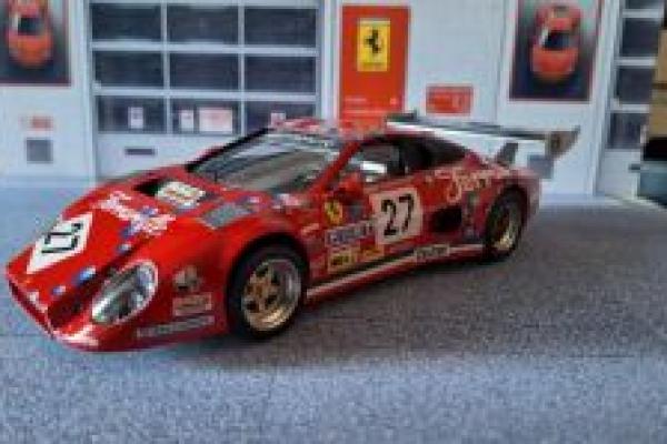 1/24 1984 Ferrari 512 BB LM Bellancauto 'Ferrarelle' 'Bubble Car' Le Mans #27 Marazzi / Micangeli / Lacaud